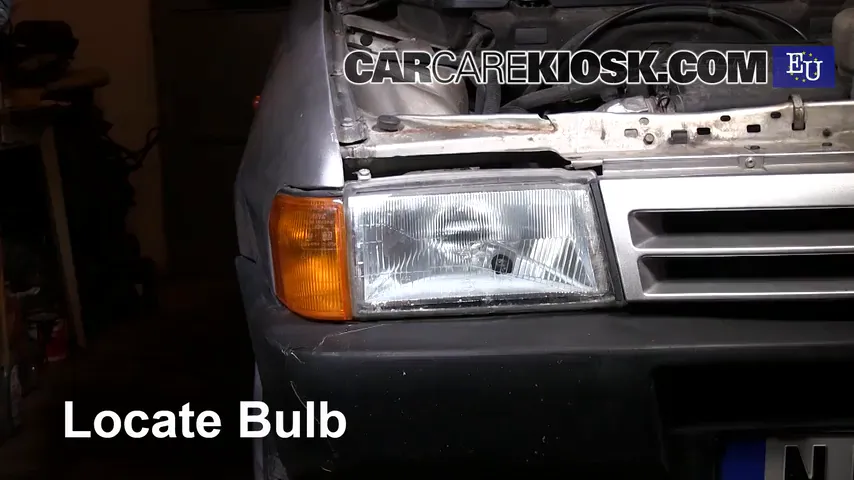 1997 Fiat Uno Fire 1.1L 4 Cyl. Éclairage Feu de jour (remplacer l'ampoule)